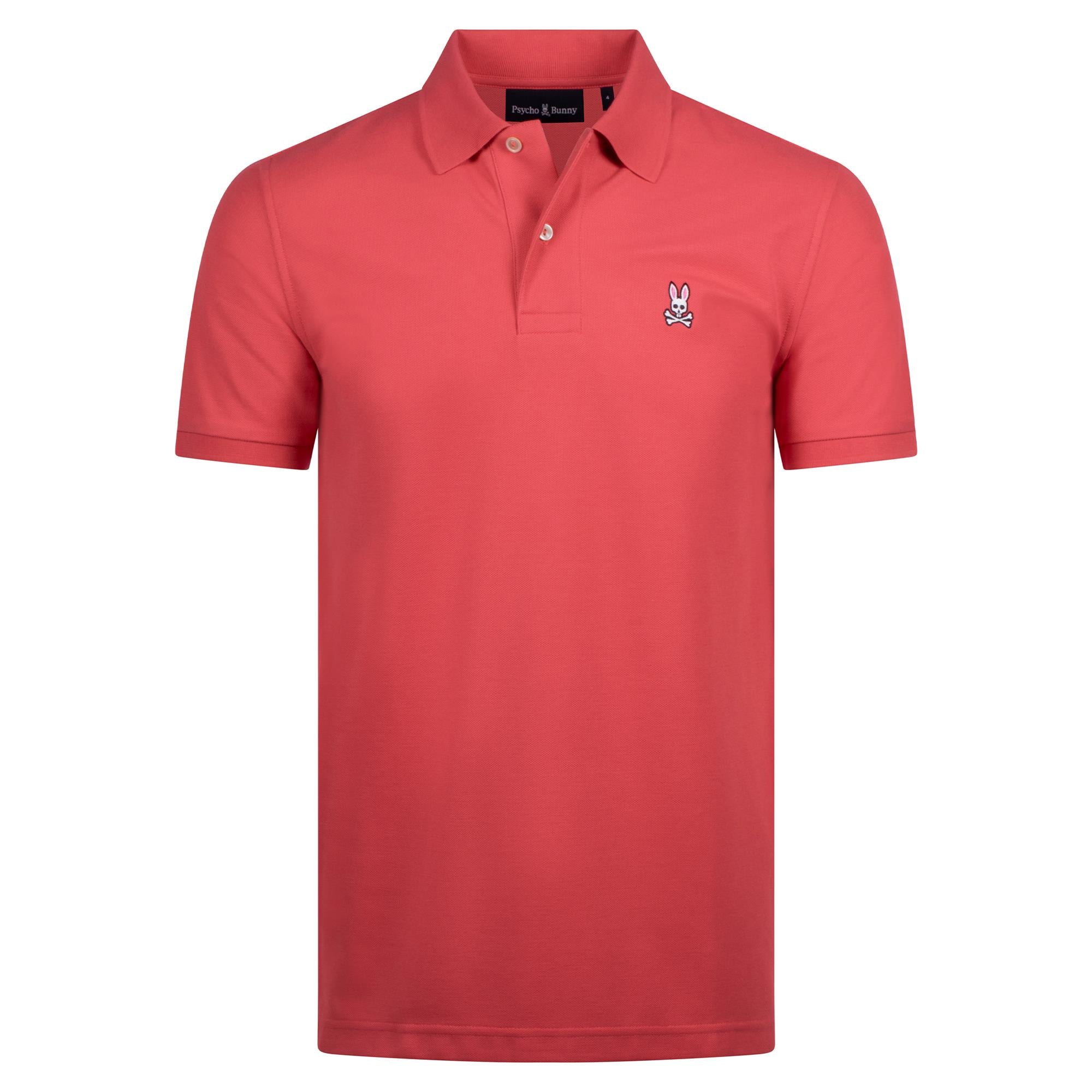 Psycho Bunny Classic Pique Polo Shirt Rubi Quartz